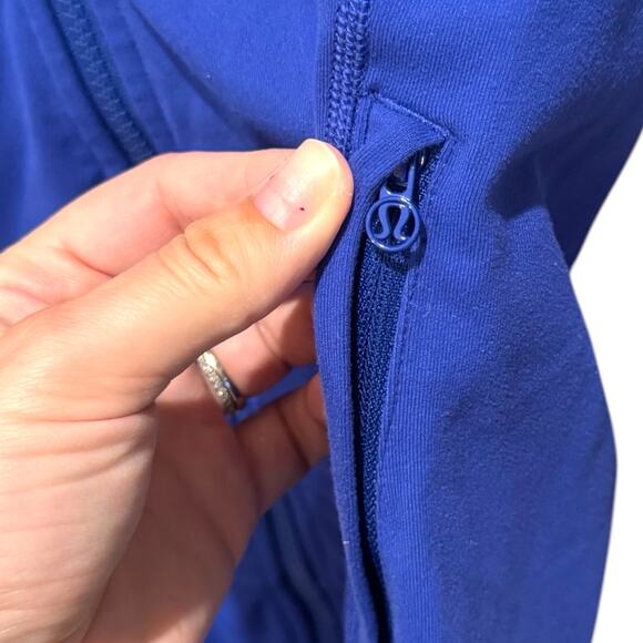 Lululemon‎ Daily Practice Jacket in Sapphire Blue Size 8 - Picture 6 of 8